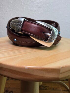 Brighton Cody Turquoise Taper Belt